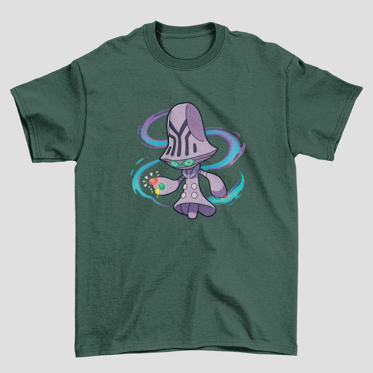 Camiseta Básica Unissex Pokemon Beheeyem Light