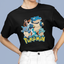 Camiseta Básica Unissex Pokemon Squirtle Evolution
