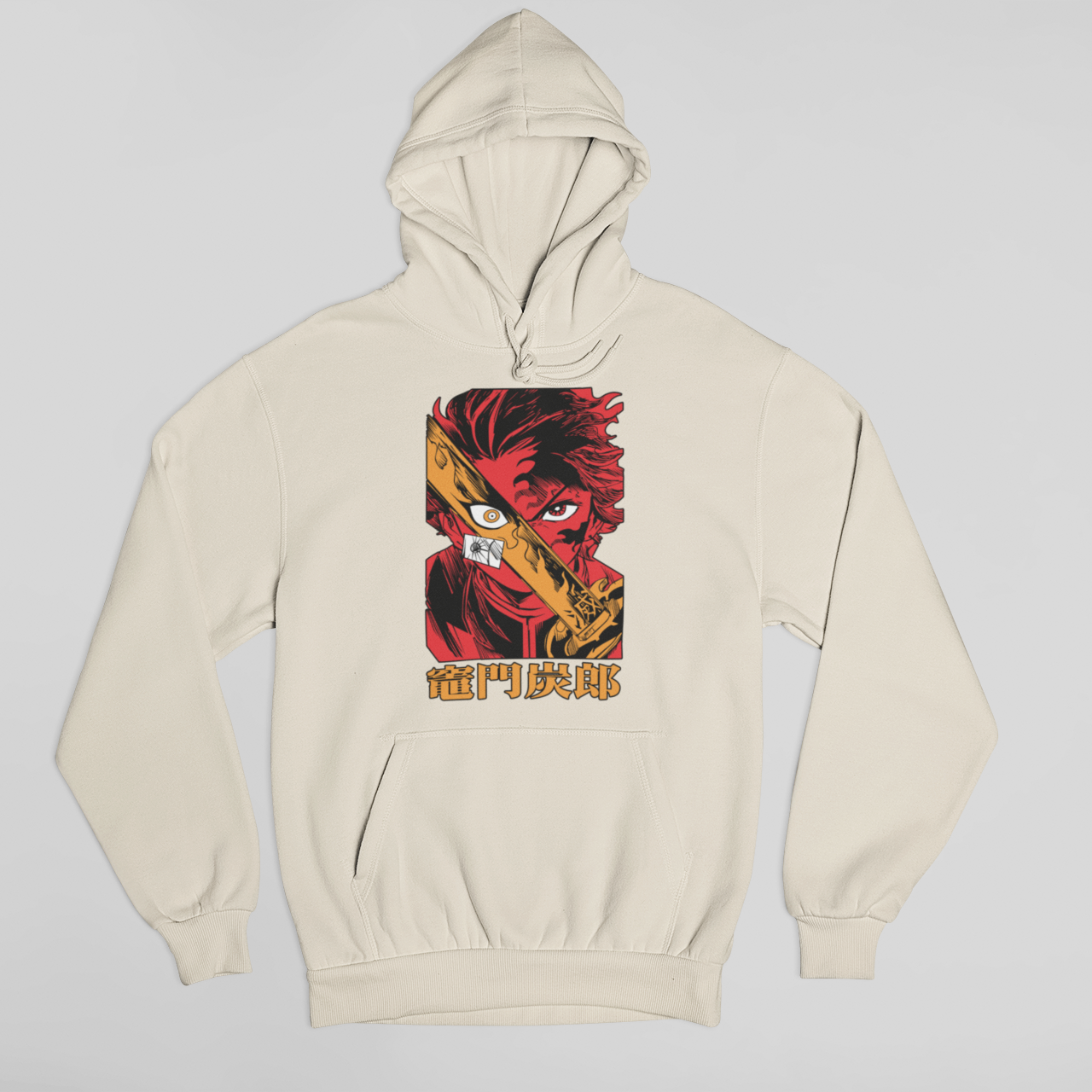 Moletom Canguru Demon Slayer Tanjiro Espada Kanji
