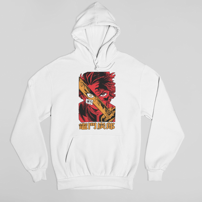 Moletom Canguru Demon Slayer Tanjiro Espada Kanji