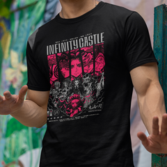 Camiseta Básica Unissex Demon Slayer Infinity Castle Upper Moons
