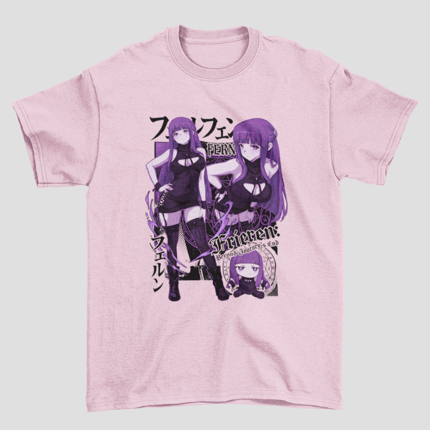 Camiseta Básica Unissex Frieren Fern Graphic