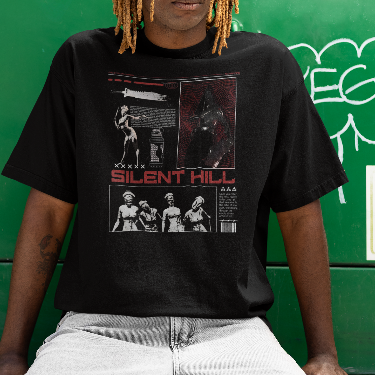 Camiseta Básica Unissex Silent Hill No Scape
