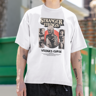 Camiseta Básica Unissex Stranger Things Vecna´s Club