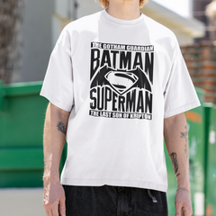 Camiseta Básica Unissex Batman Superman DC Comics