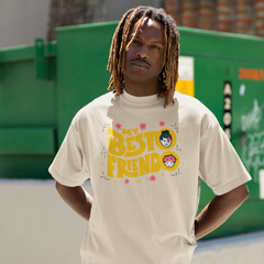 Camiseta Básica Unissex My Besto Friendo Funny Jujutsu Kaisen