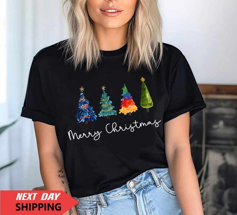 Camiseta Básica Unissex Àrvore De Natal