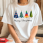 Camiseta Básica Unissex Àrvore De Natal