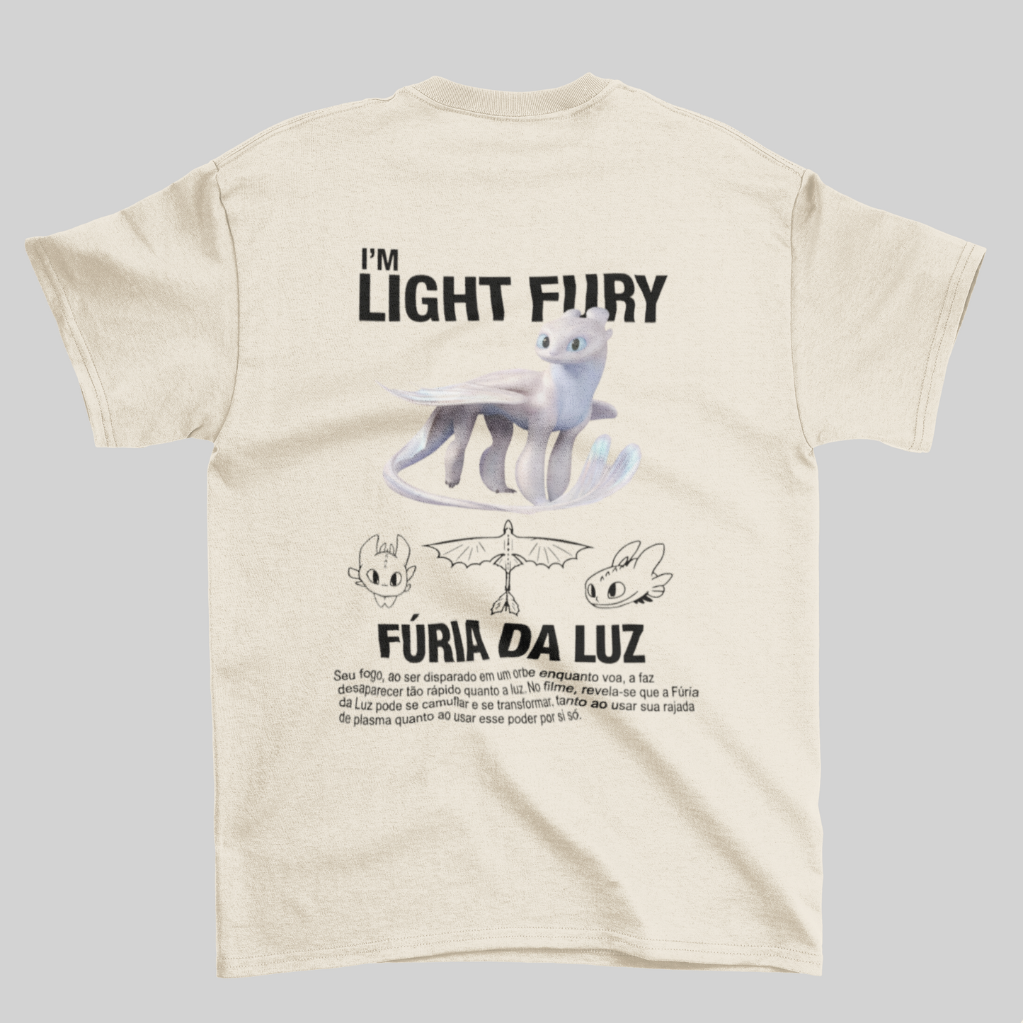 Camiseta Básica Unissex I'm Light Fury
