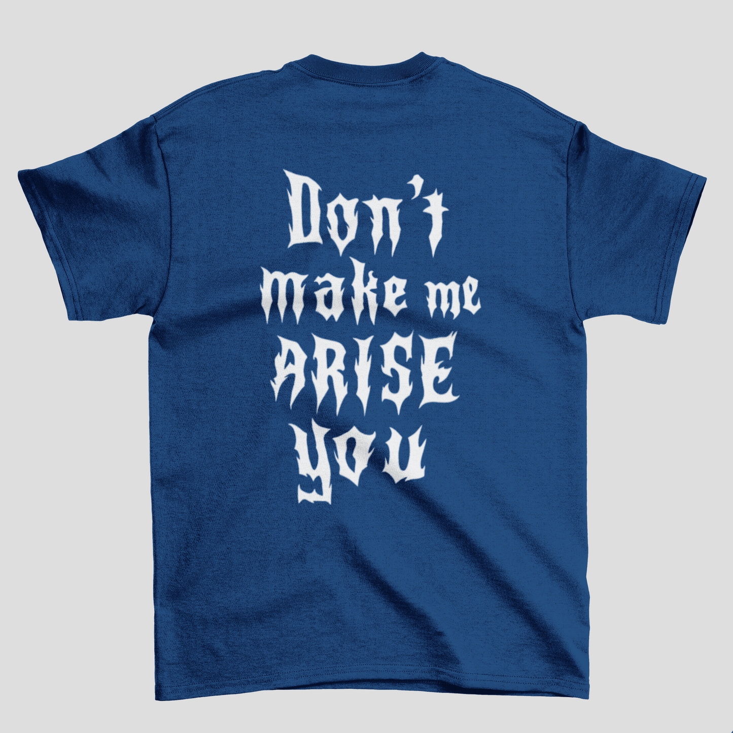 Camiseta Básica Unissex Solo Leveling Don't Make Me Arise You