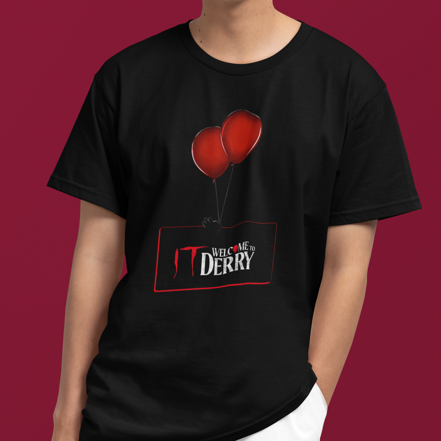 Camiseta Básica Unissex IT: Bem Vindos A Derry Ballons