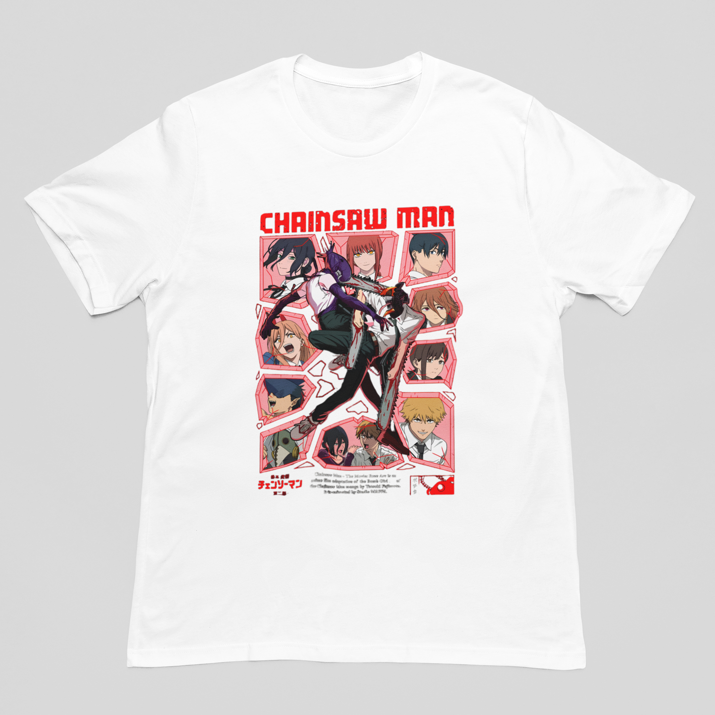 Camiseta Básica Unissex Chainsaw Man The Movie Reze Arc