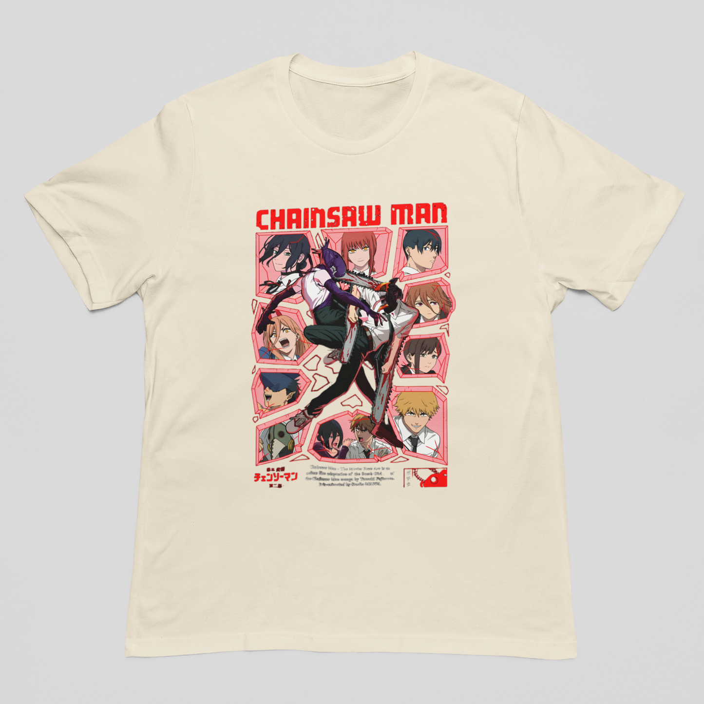 Camiseta Básica Unissex Chainsaw Man The Movie Reze Arc