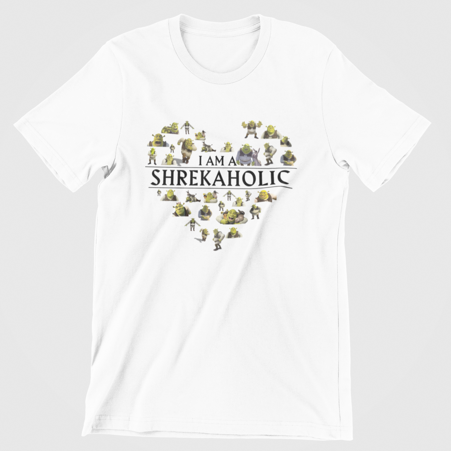  Camiseta Básica Shrekaholic Branco