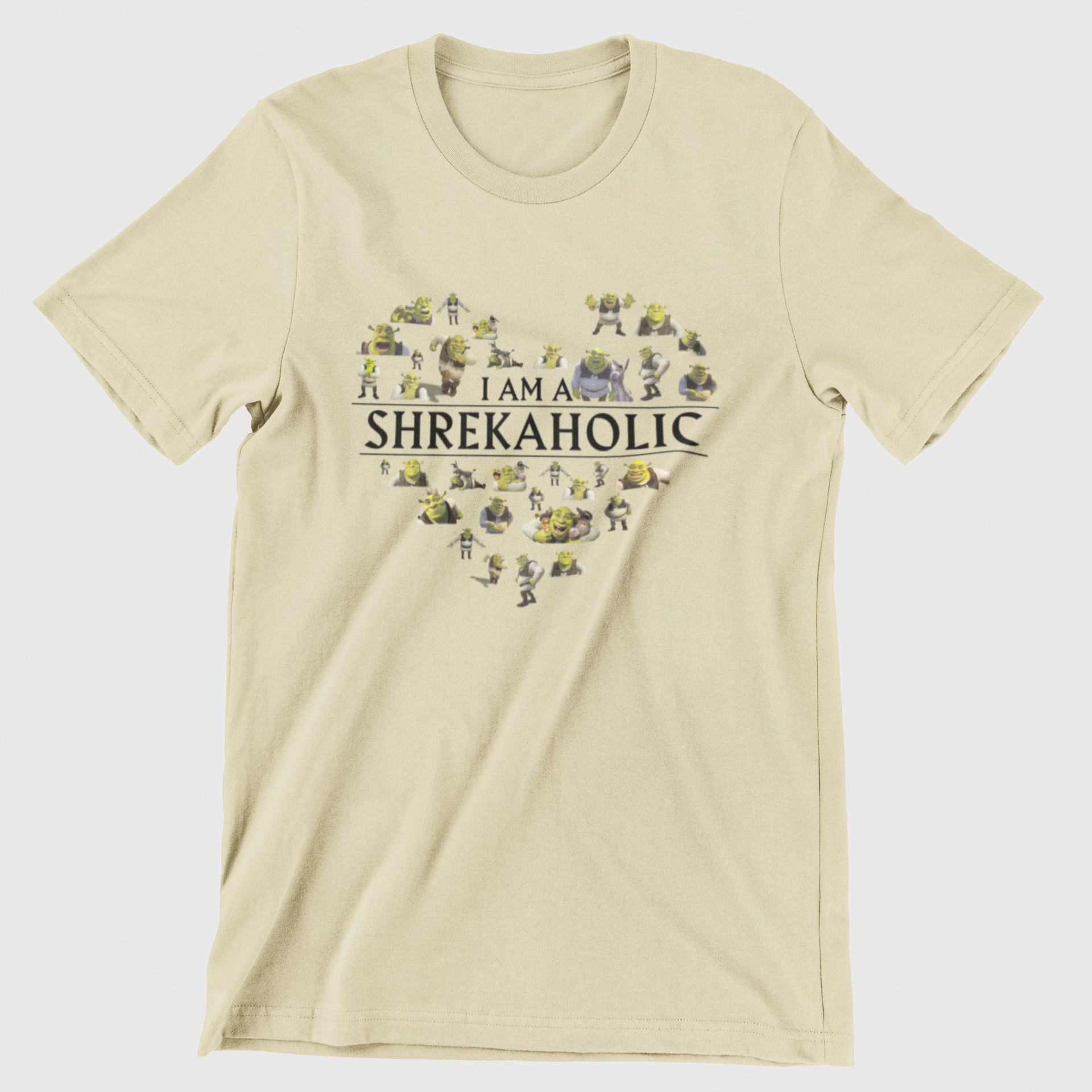 Camiseta Básica Shrekaholic Pérola 