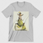 Camiseta Básica Shrek Friends Cinza 