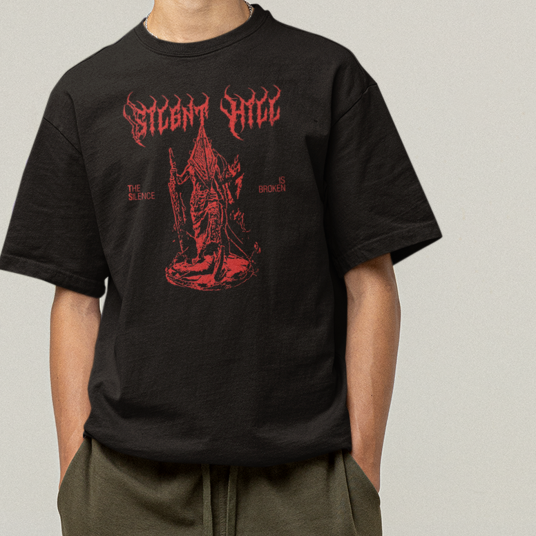 Camiseta Básica Unissex Silent Hill The Silence Is Broken