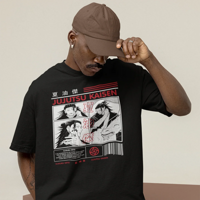 Camiseta Básica Unissex Geto Suguru Feiticeiro Jujutsu Kaisen