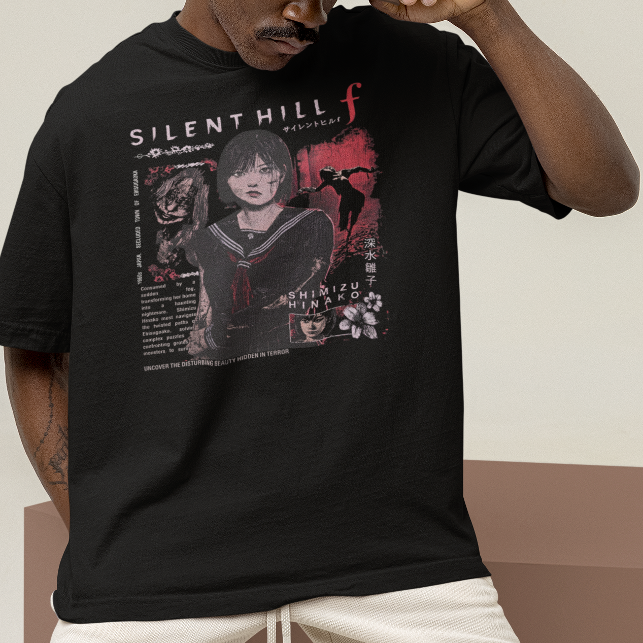 Camiseta Básica Unissex Silent Hill Hinako