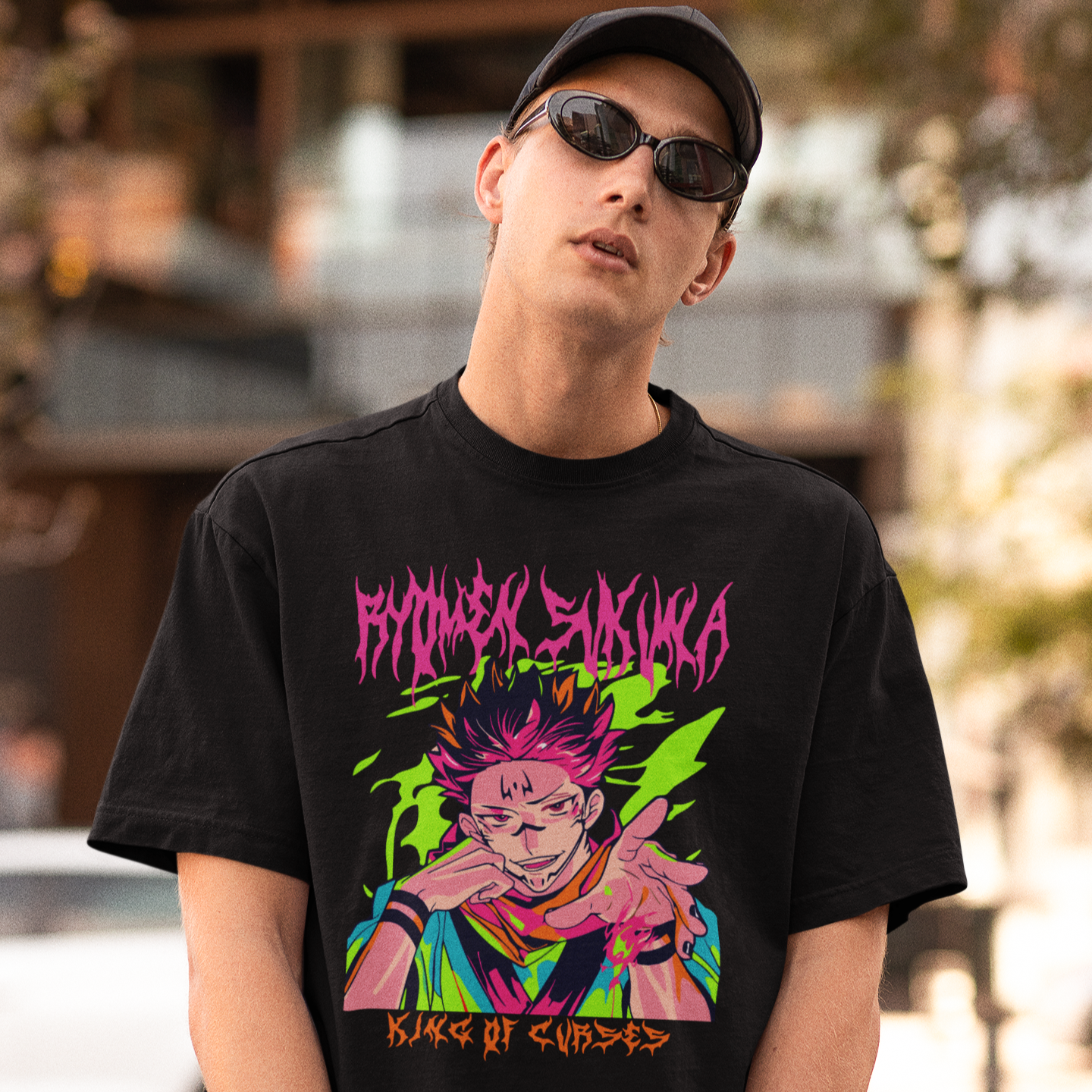 Camiseta Básica Unissex Ryomen Sukuna King of Curses