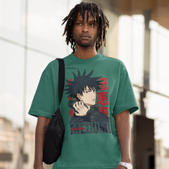 Camiseta Básica Unissex Jujutsu Kaisen Megumi Graphic