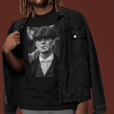 Camiseta Básica Unissex Peaky Blinders T. Shelby