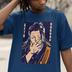Camiseta Básica Unissex Geto Suguru Villain Jujutsu Kaisen