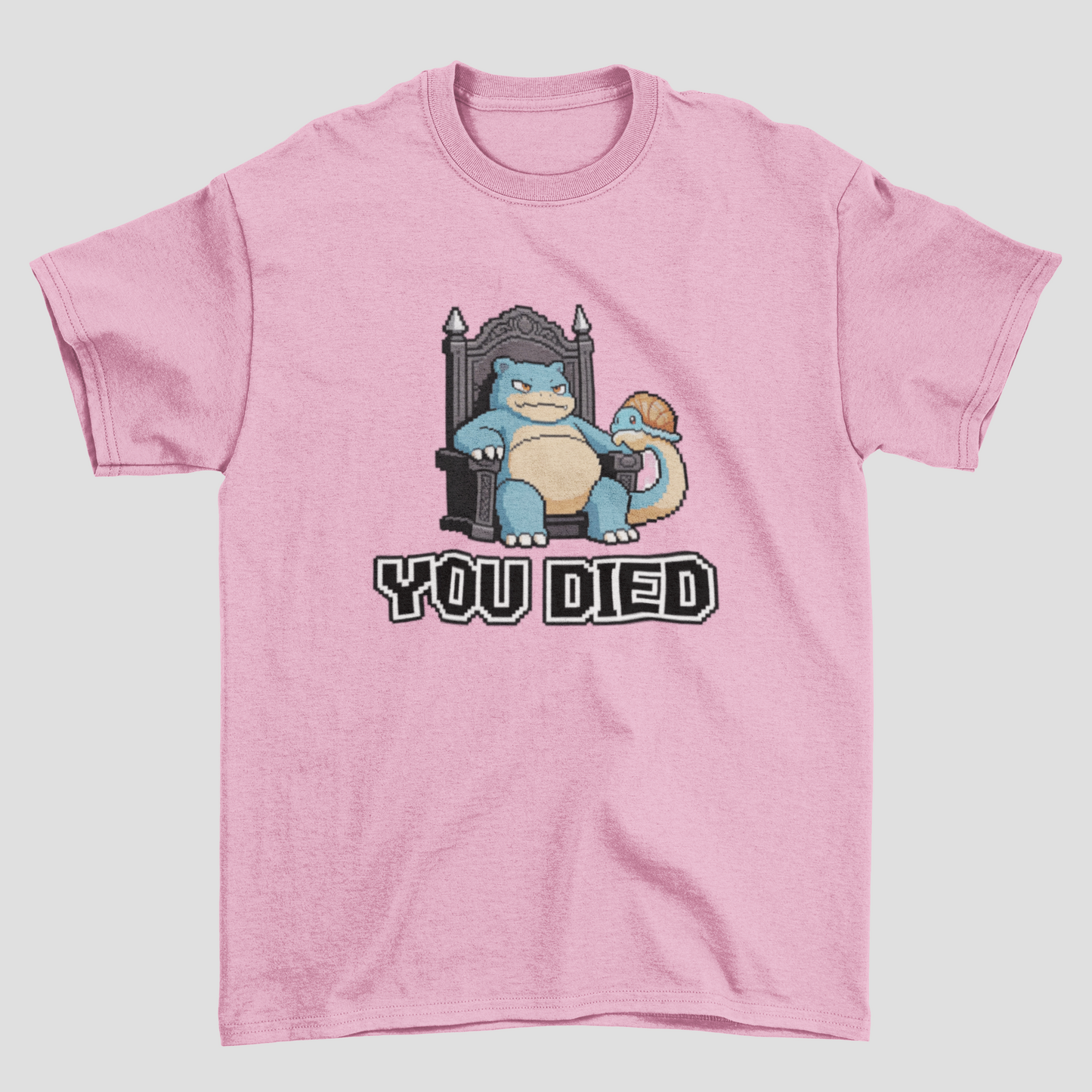 Camiseta Básica Unissex Pokemon You Died