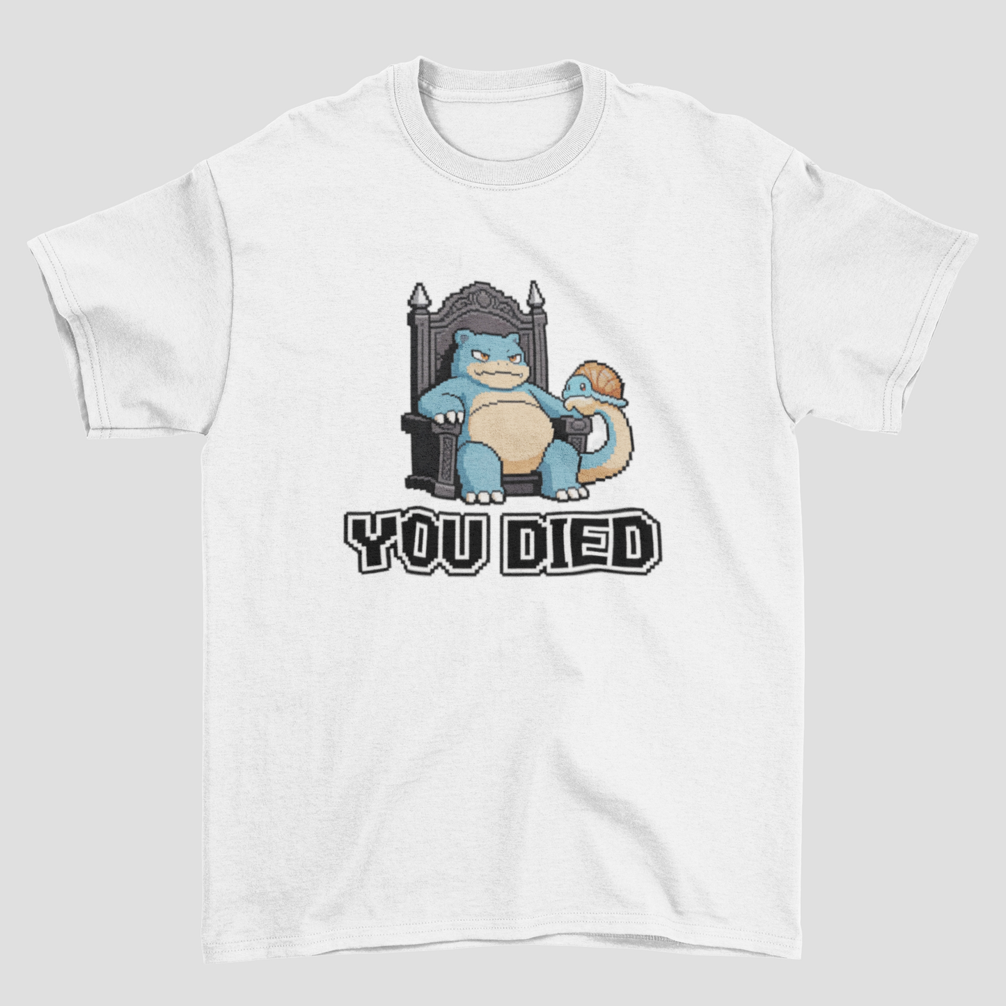 Camiseta Básica Unissex Pokemon You Died