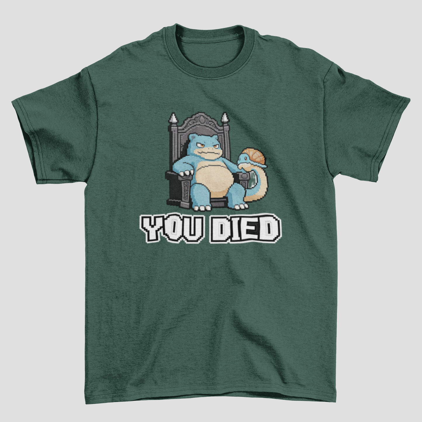 Camiseta Básica Unissex Pokemon You Died
