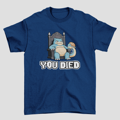 Camiseta Básica Unissex Pokemon You Died
