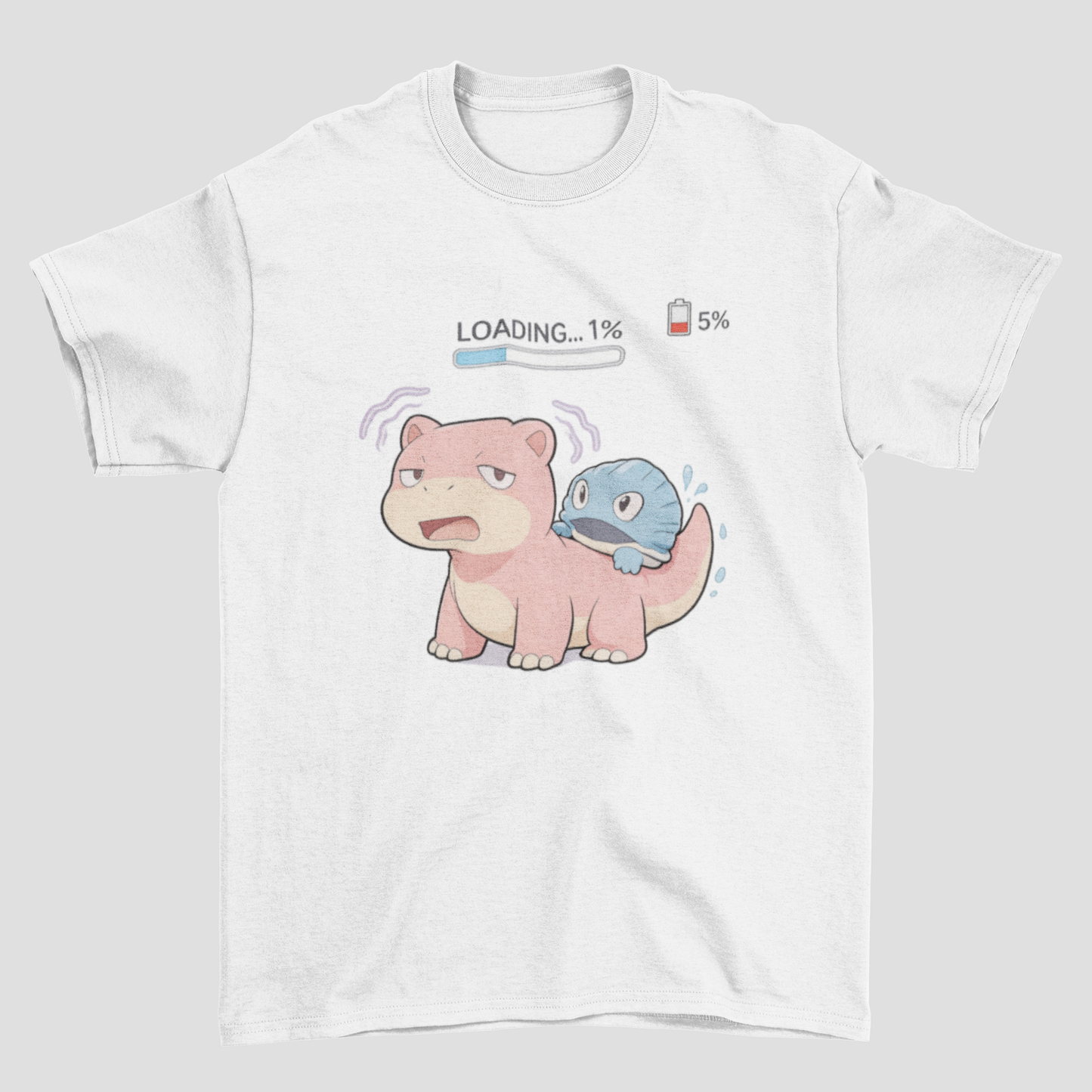 Camiseta Básica Unissex Pokemon Carregando