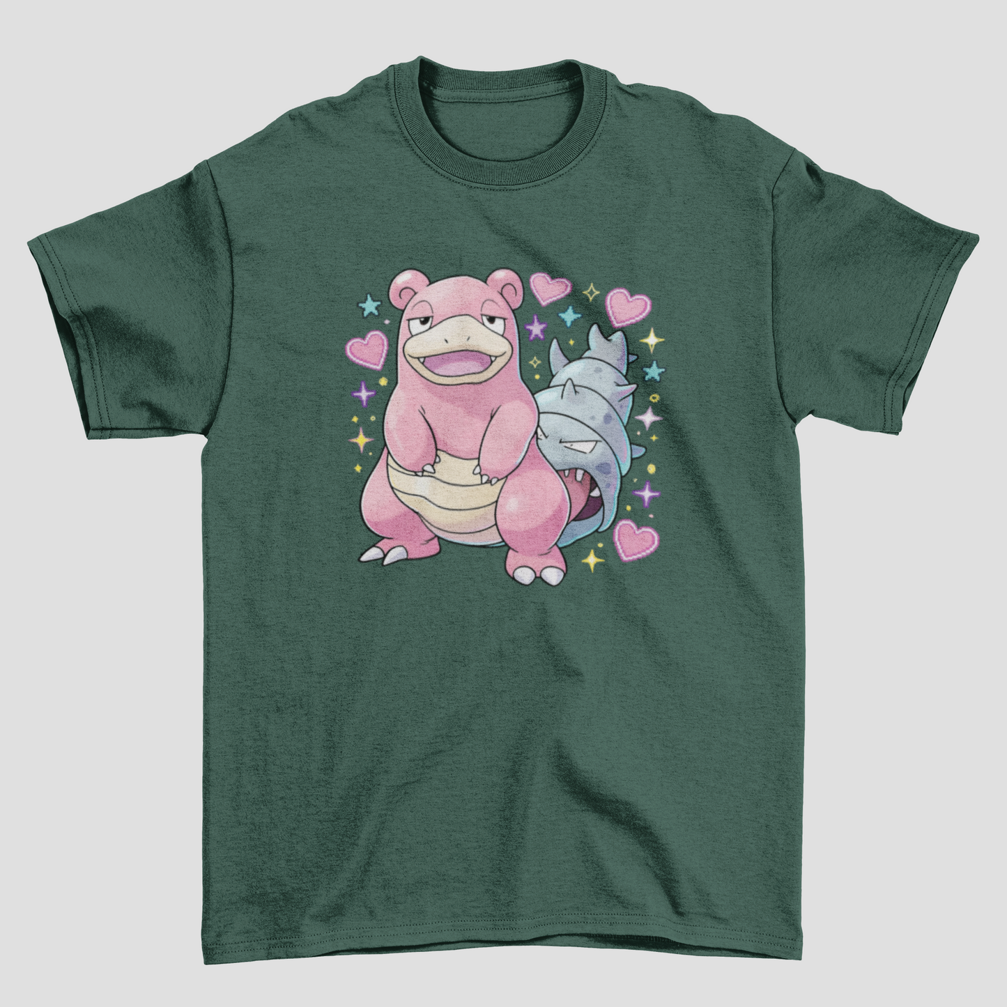 Camiseta Básica Unissex Pokemon Slowbro