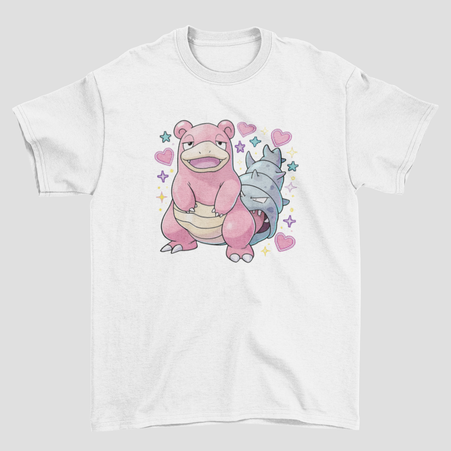 Camiseta Básica Unissex Pokemon Slowbro