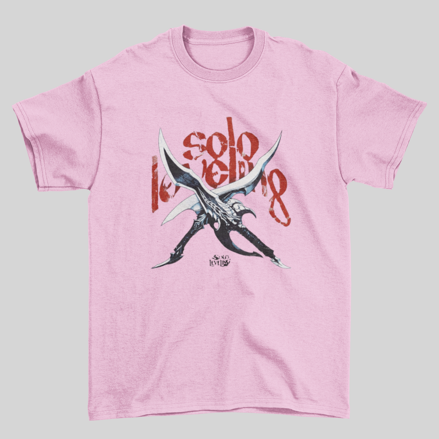 Camiseta Básica Unissex Solo Leveling Bloodred Commander