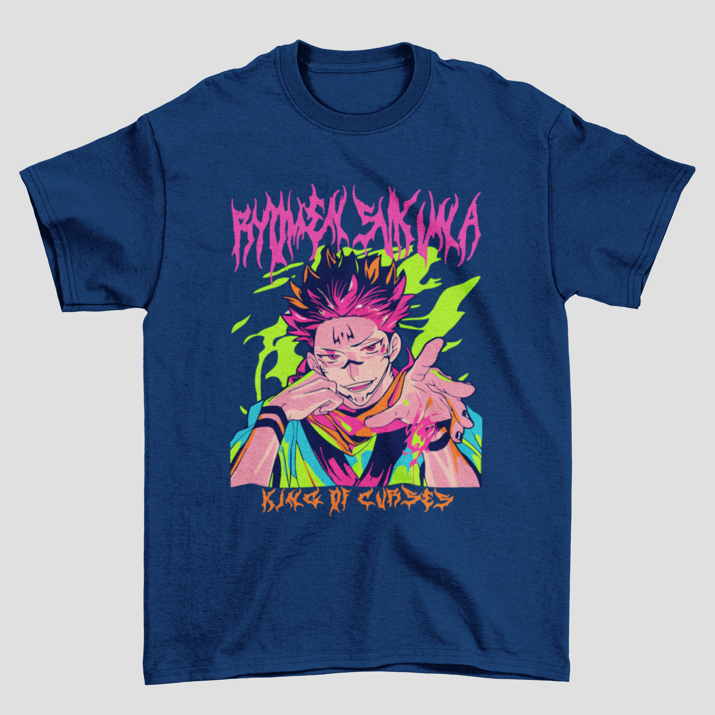 Camiseta Básica Unissex Ryomen Sukuna King of Curses