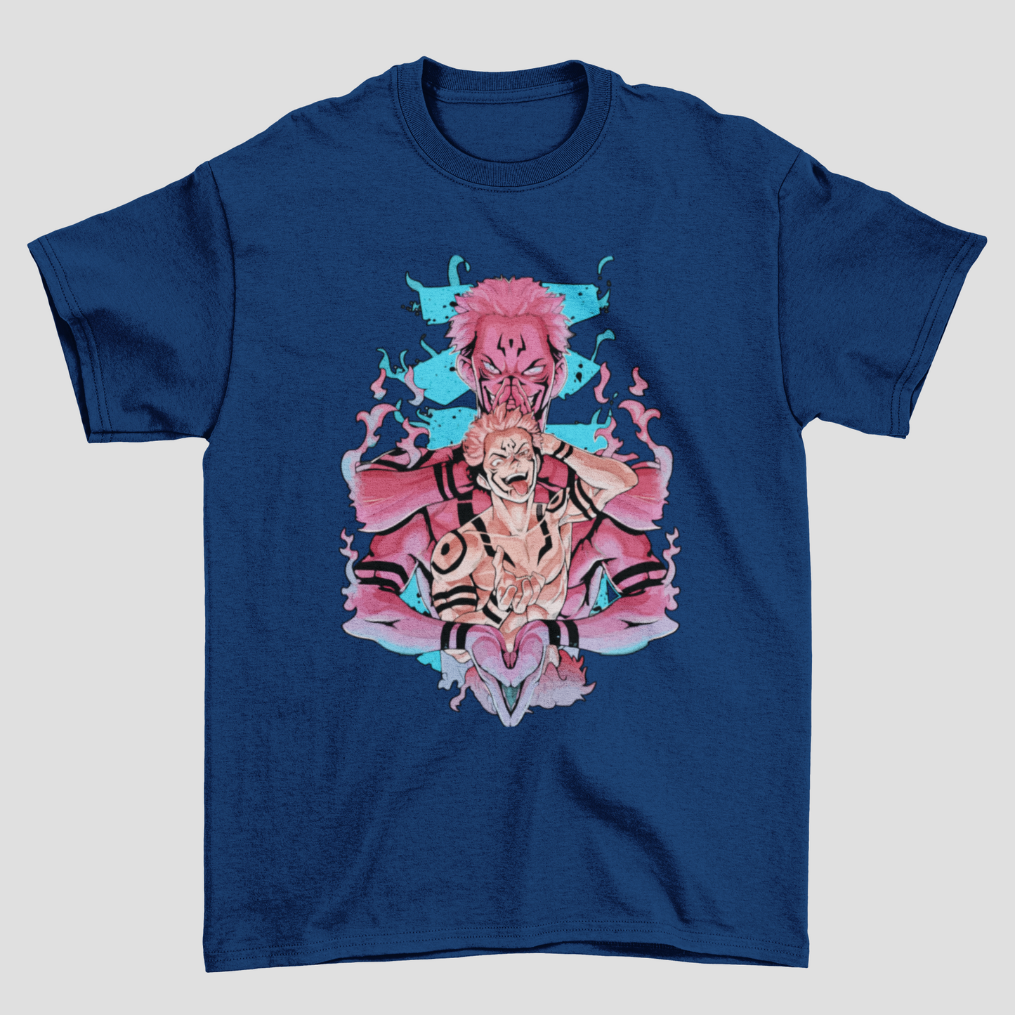 Camiseta Básica Unissex Ryuomen Sukuna Curse King Jujutsu Kaisen