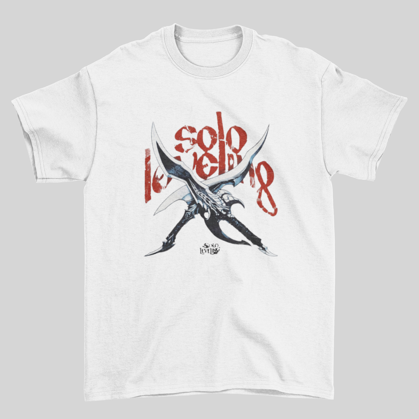 Camiseta Básica Unissex Solo Leveling Bloodred Commander