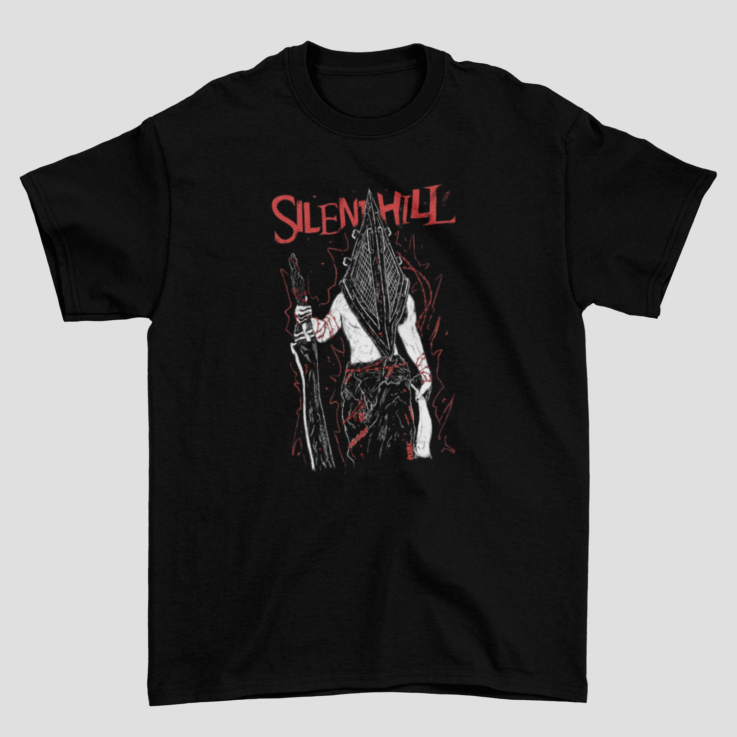 Camiseta Básica Unissex Silent Hill Pyramid Head