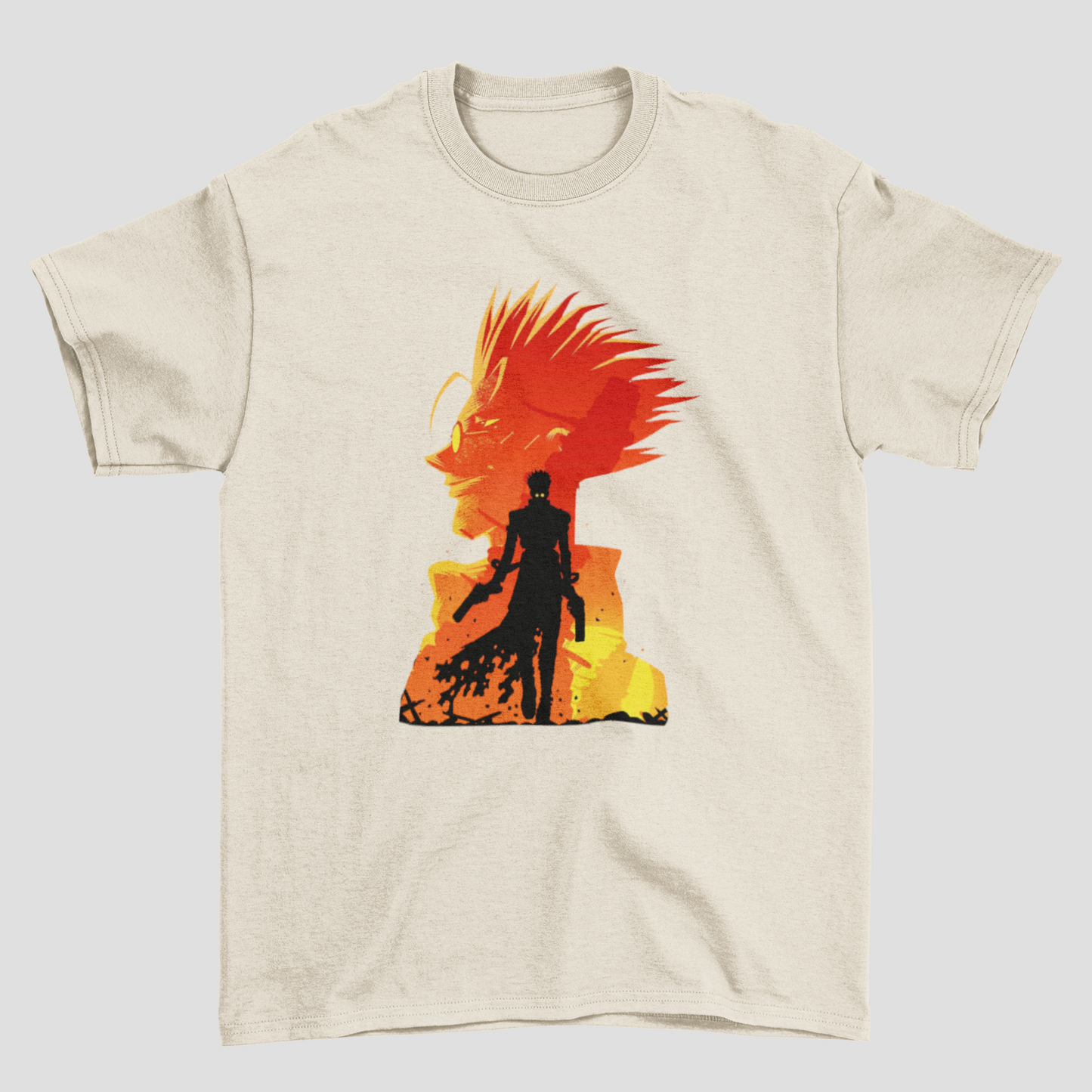 Camiseta Básica Unissex Trigun Silhueta