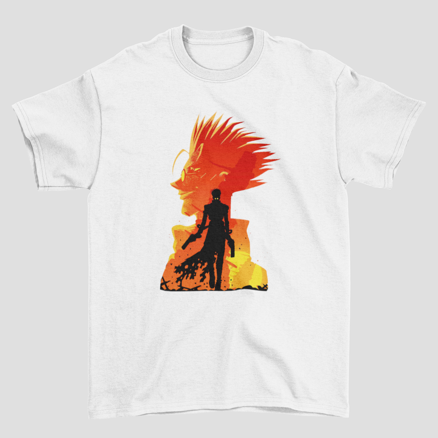 Camiseta Básica Unissex Trigun Silhueta