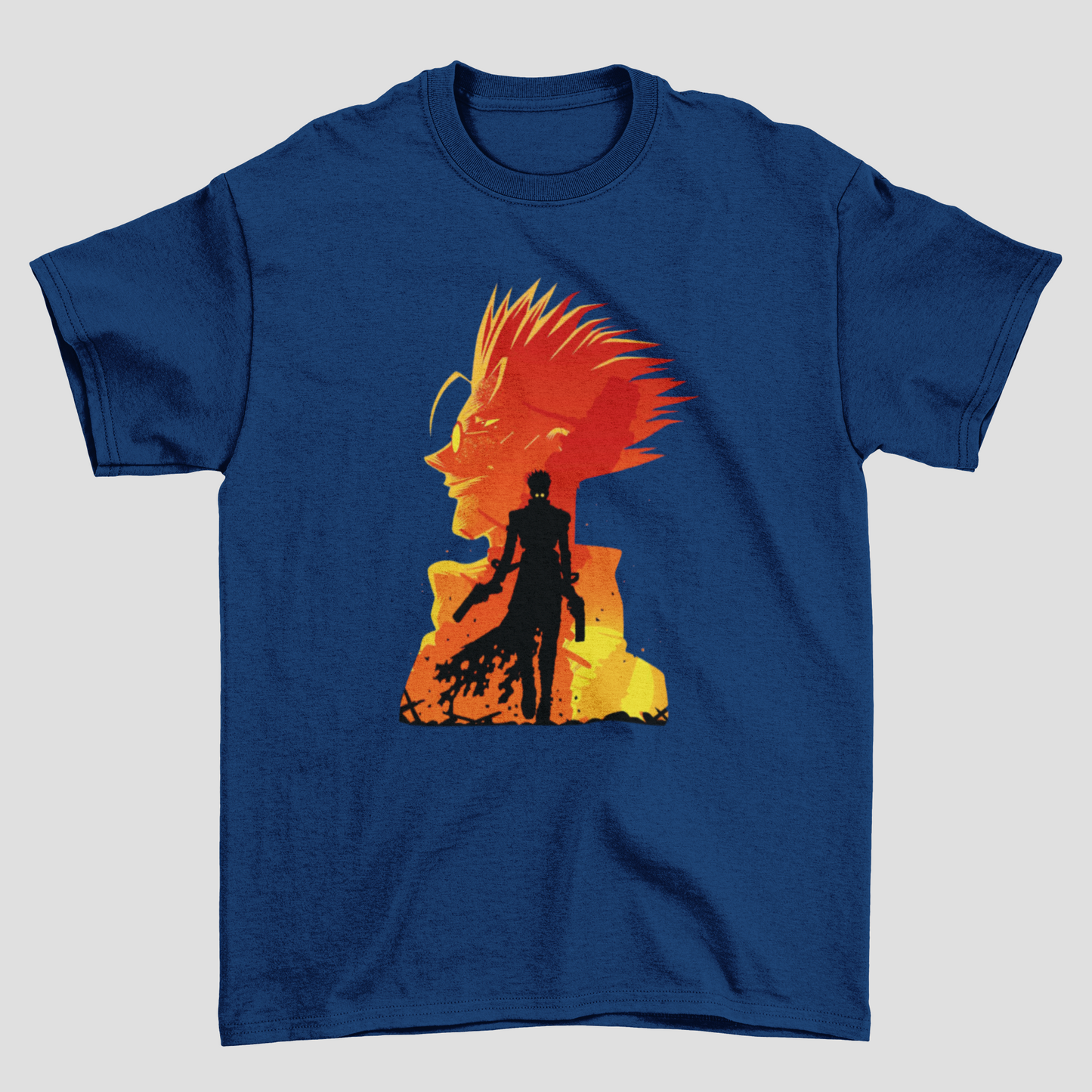 Camiseta Básica Unissex Trigun Silhueta