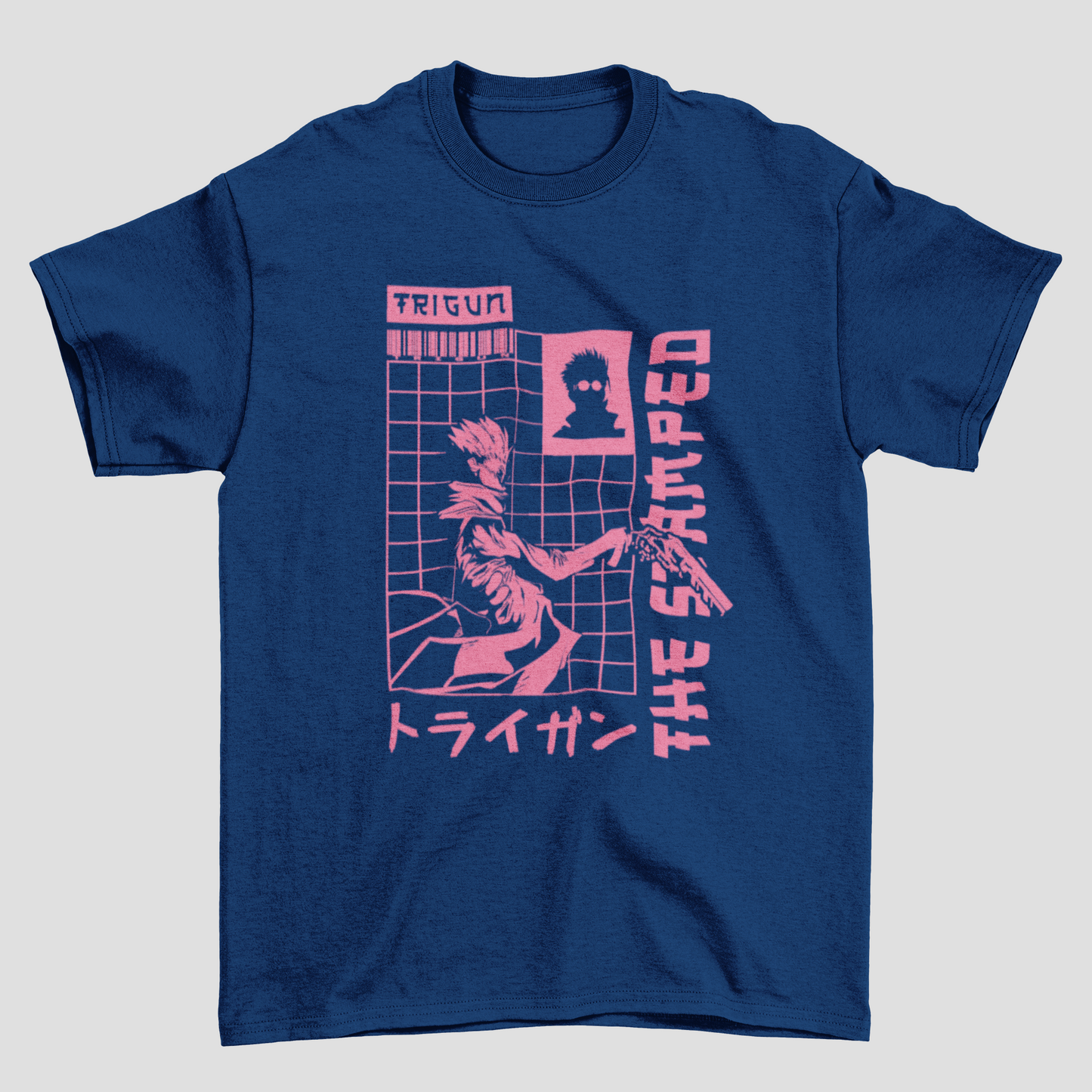 Camiseta Básica Unissex Trigun The Stamped