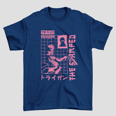 Camiseta Básica Unissex Trigun The Stamped