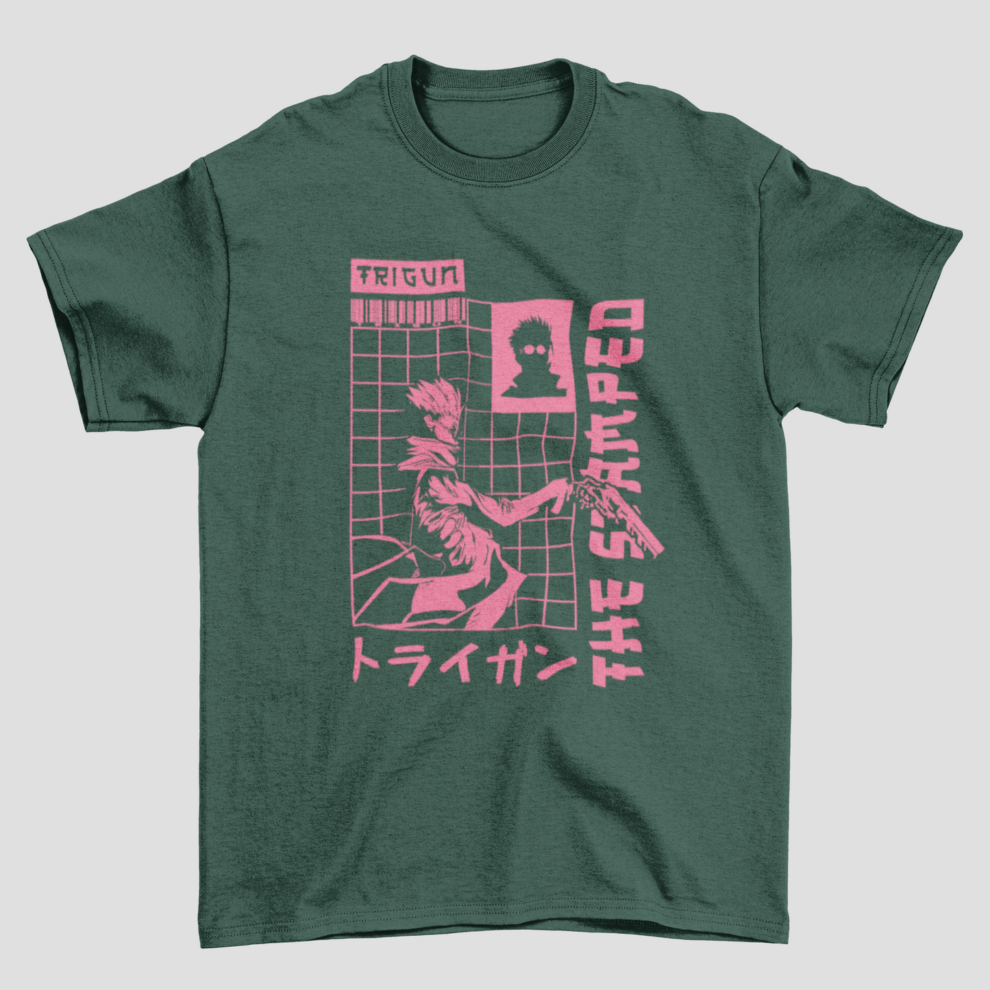 Camiseta Básica Unissex Trigun The Stamped