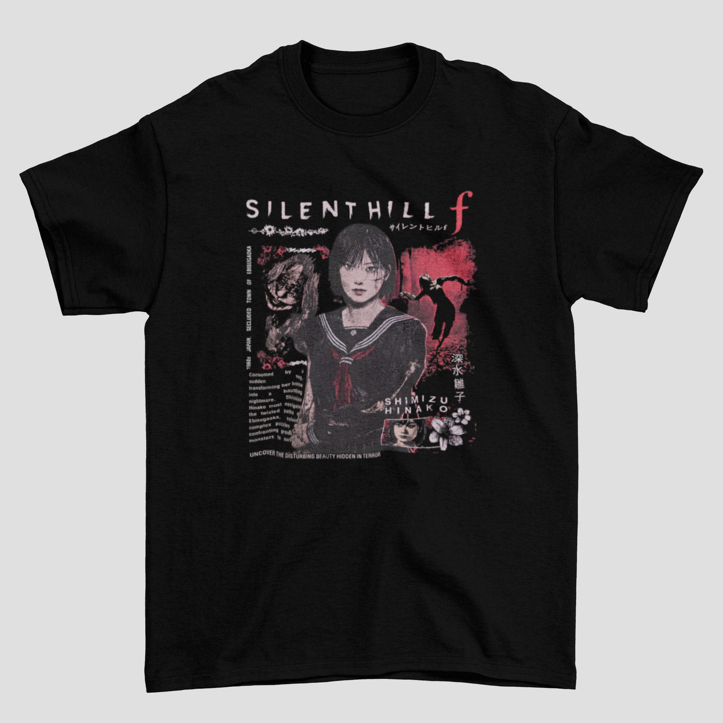 Camiseta Básica Unissex Silent Hill Hinako