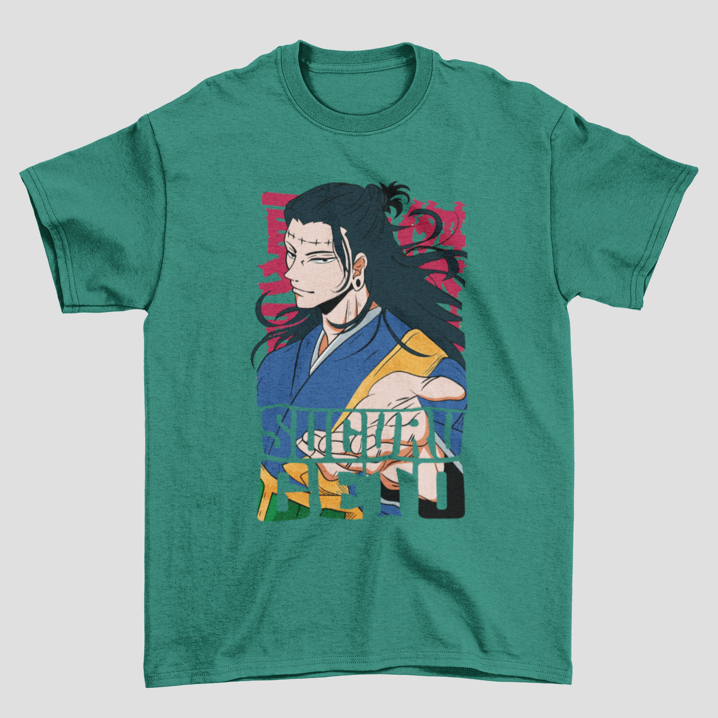 Camiseta Básica Unissex Jujutsu Kaisen Geto
