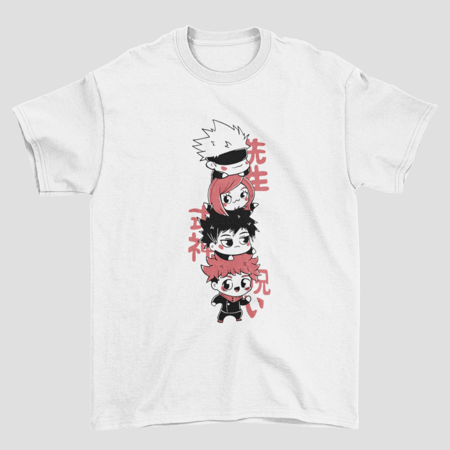 Camiseta Básica Unissex Jujutsu Kaisen Kawaii Sorceress