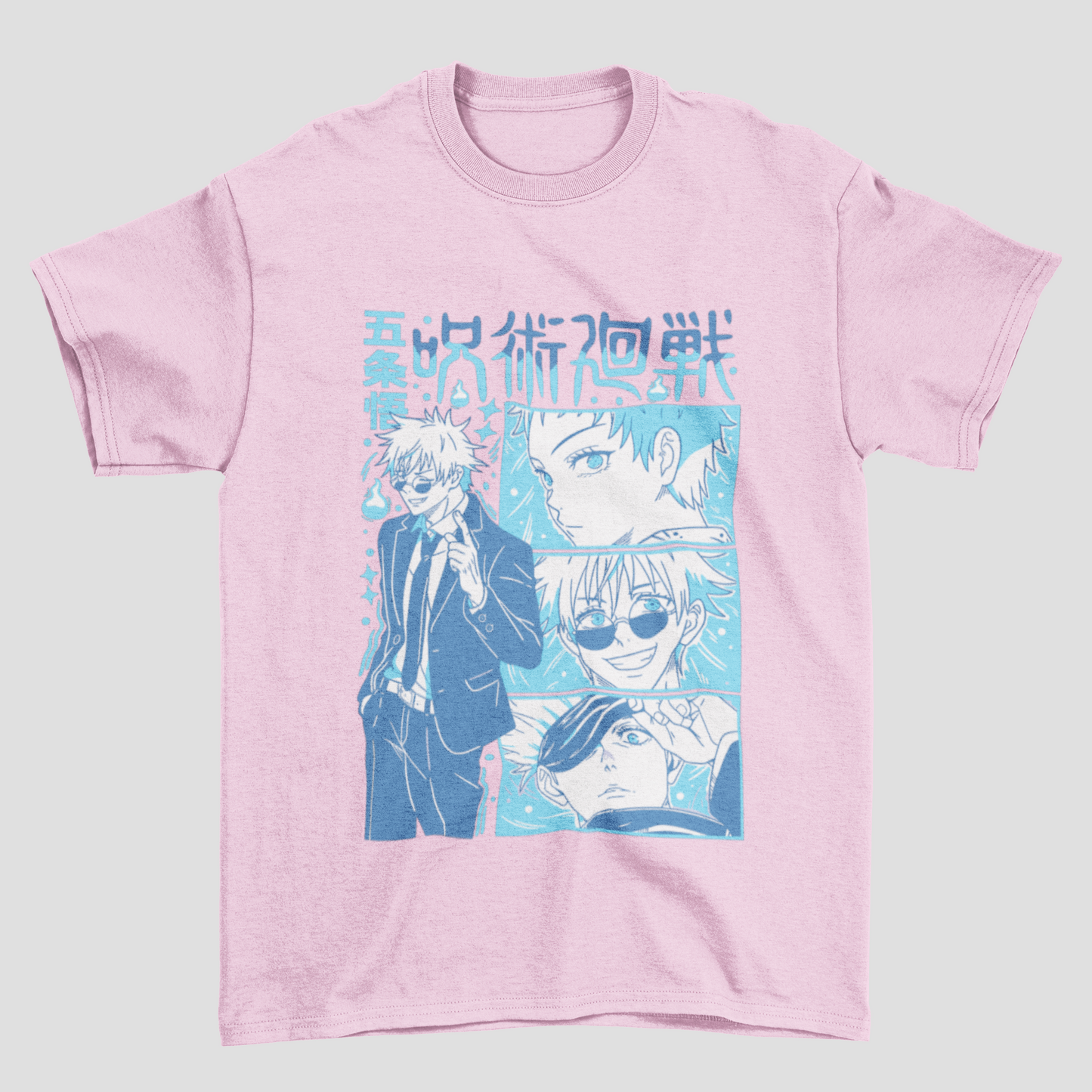 Camiseta Básica Unissex Jujutsu Kaisen Gojo Collab
