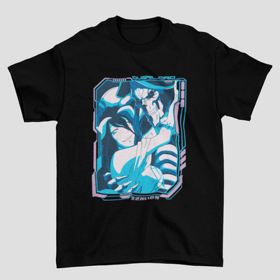 Camiseta Básica Unissex Overlord Albedo Ainz Abraço